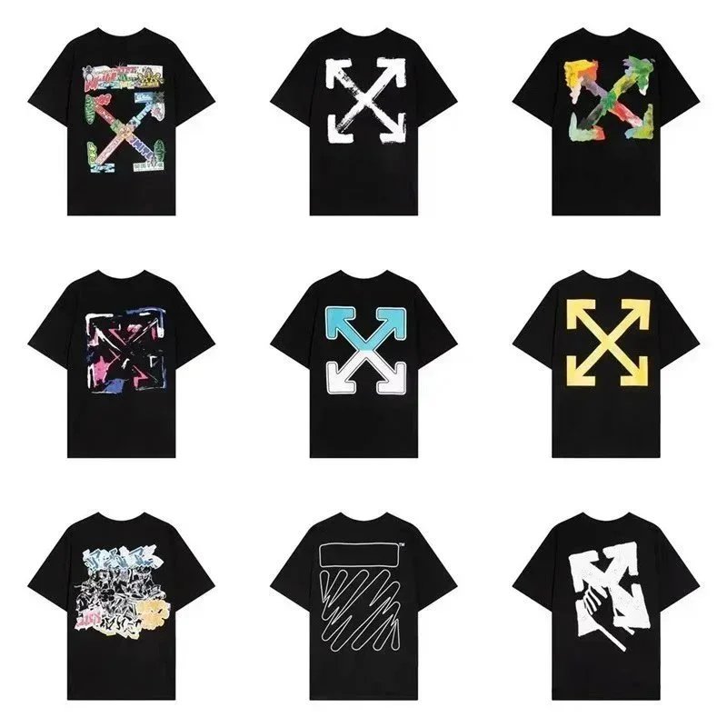 Off-White Arrows-print Cotton T- shirt