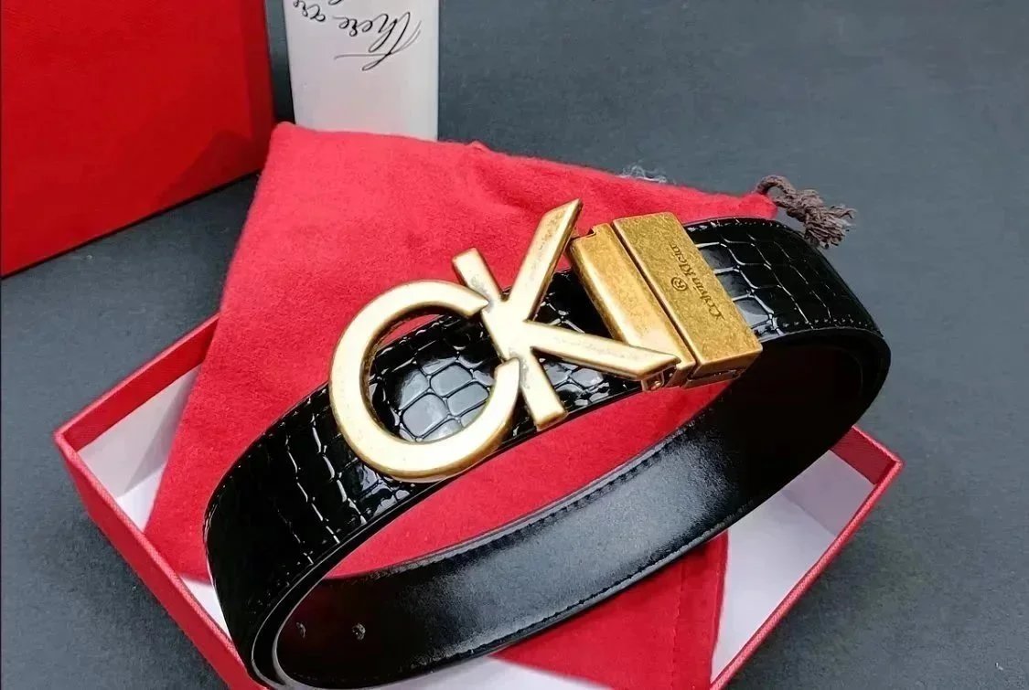 Calvin Klein Black Leather Belt