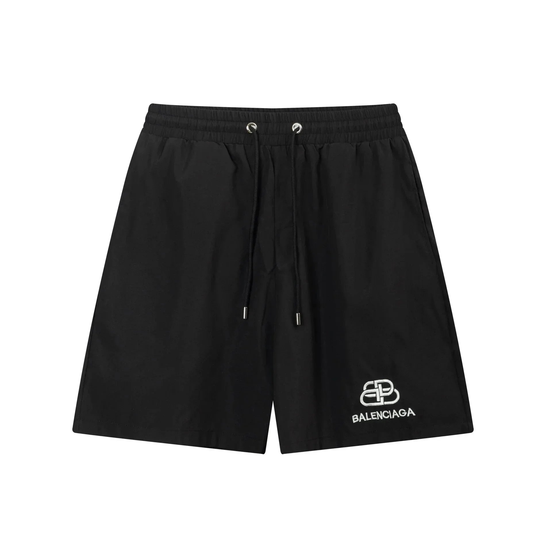 Balenciaga Logo Printed Elastic Waist Shorts