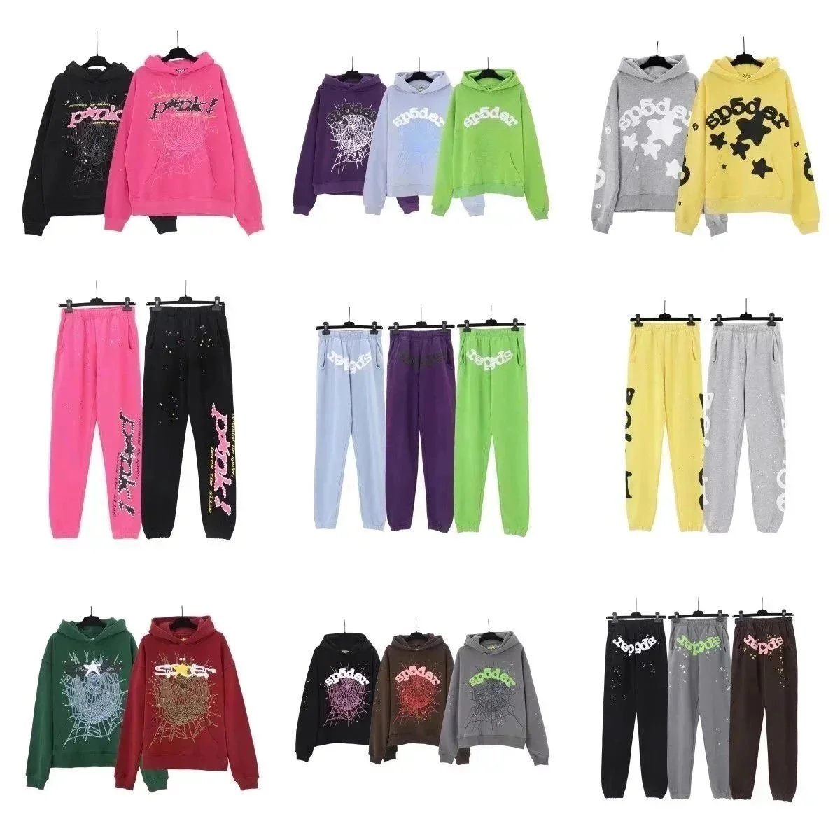 Spider Print Hoodie Coord Set