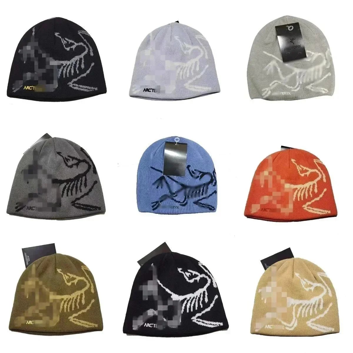 Tradition Arcteryx luxurious Wool-Blend Beanie Hat Outdoor Warm Knitted Hat