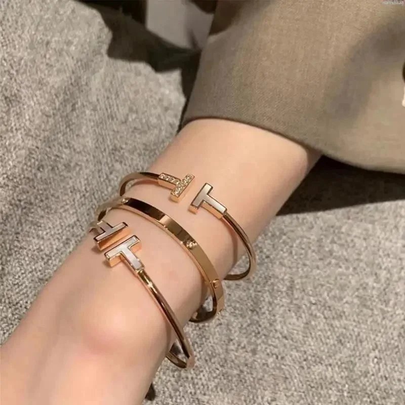 Tiffany & Co. Tiffany T Diamond Bracelet in 18k Rose Gold 0.24 CTW