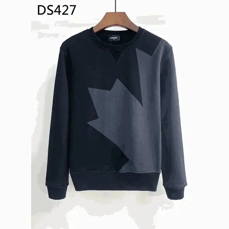 Dsquared2 Mega Leaf Print Sweatshirt Black