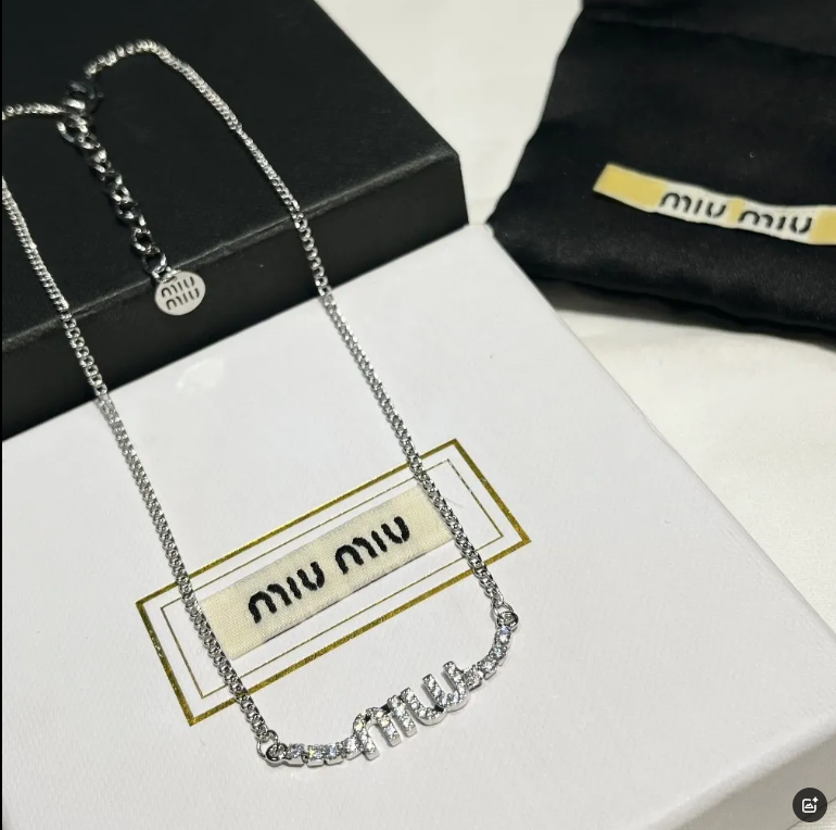 Miu Miu Silver Necklace