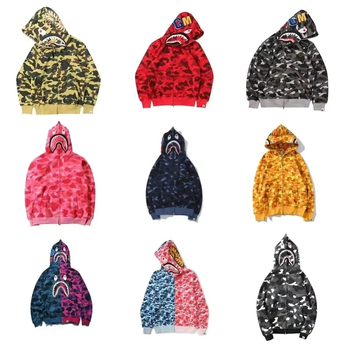 YQWEL Unisex-Adult Shark Hoodie