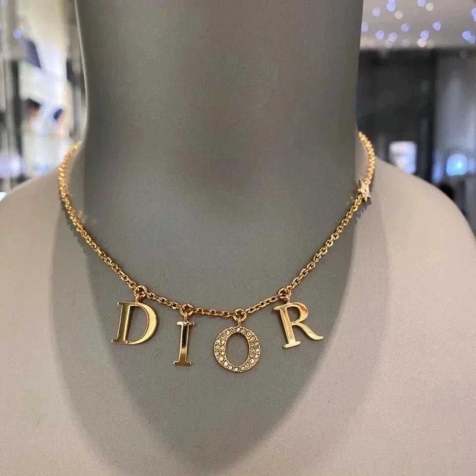 DIOR DioRevolution Necklace Gold-Finish