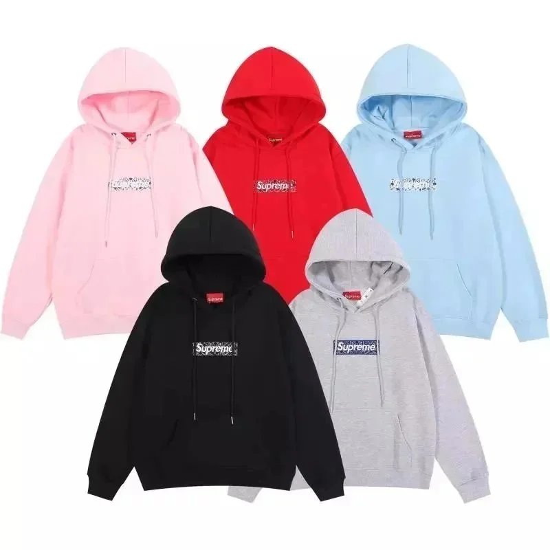 Supreme Bandana Box Logo Hooded Sweatshirt