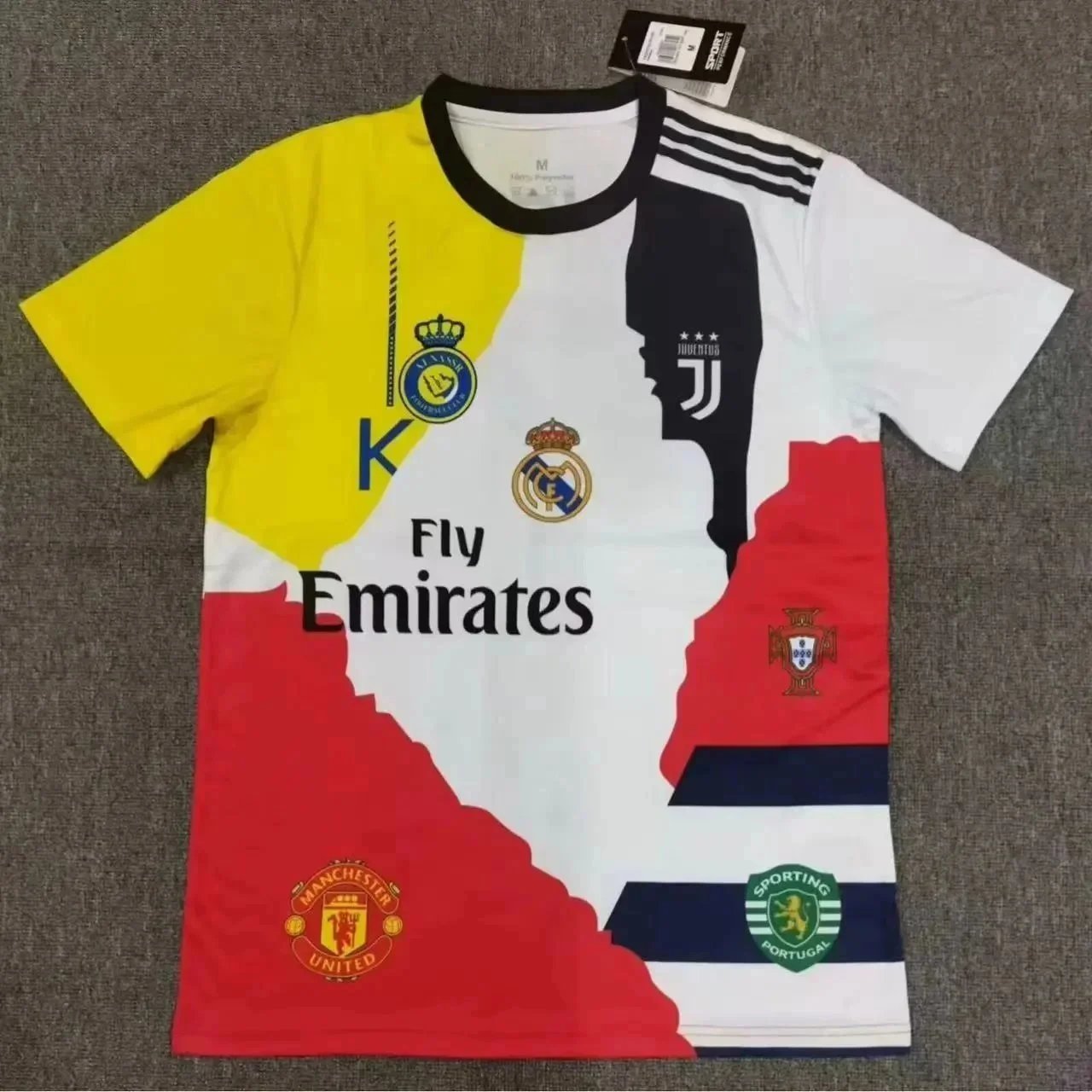 Ishowspeed Wearing Cristiano Ronaldo All Club Jersey