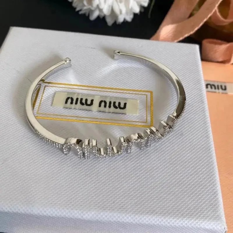 Crystal necklace Miu Miu Silver in Crystal