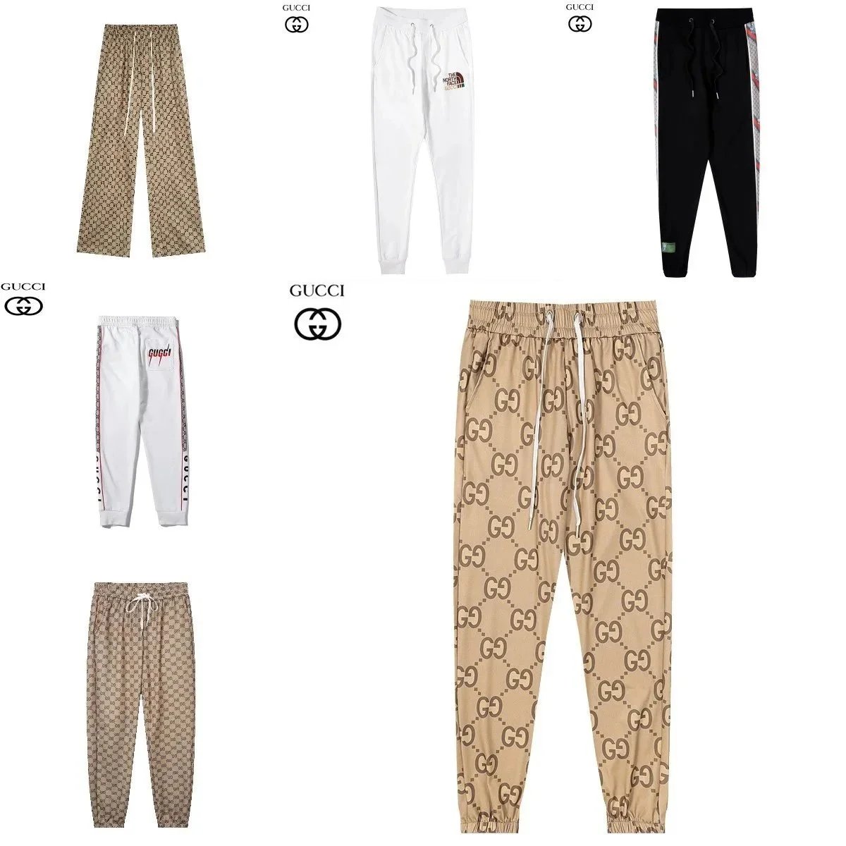 Gucci GG Monogram Track Pants Men's Fashion Sweatpants
