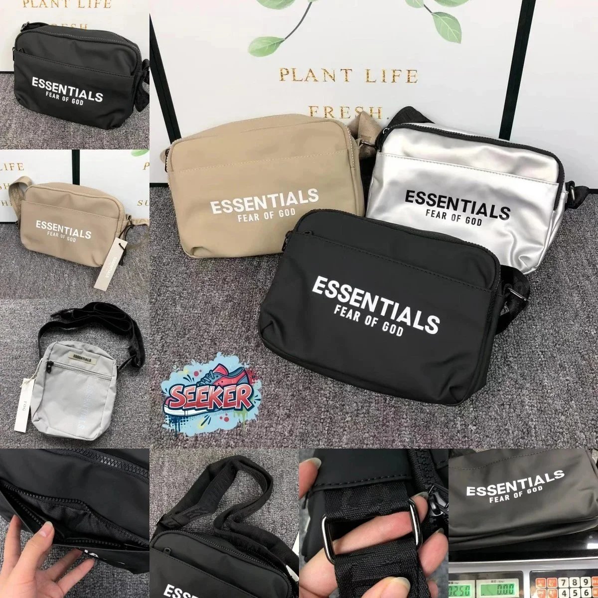 Essentials Fear of God Crossbody Bag Unisex Streetwear Style