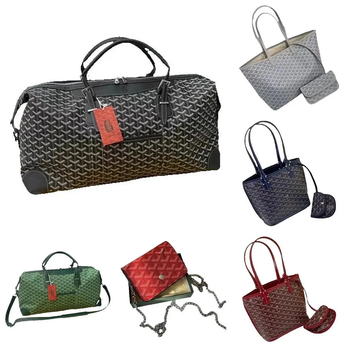 Goyard Monogram Canvas Duffle Bag and Tote Collection