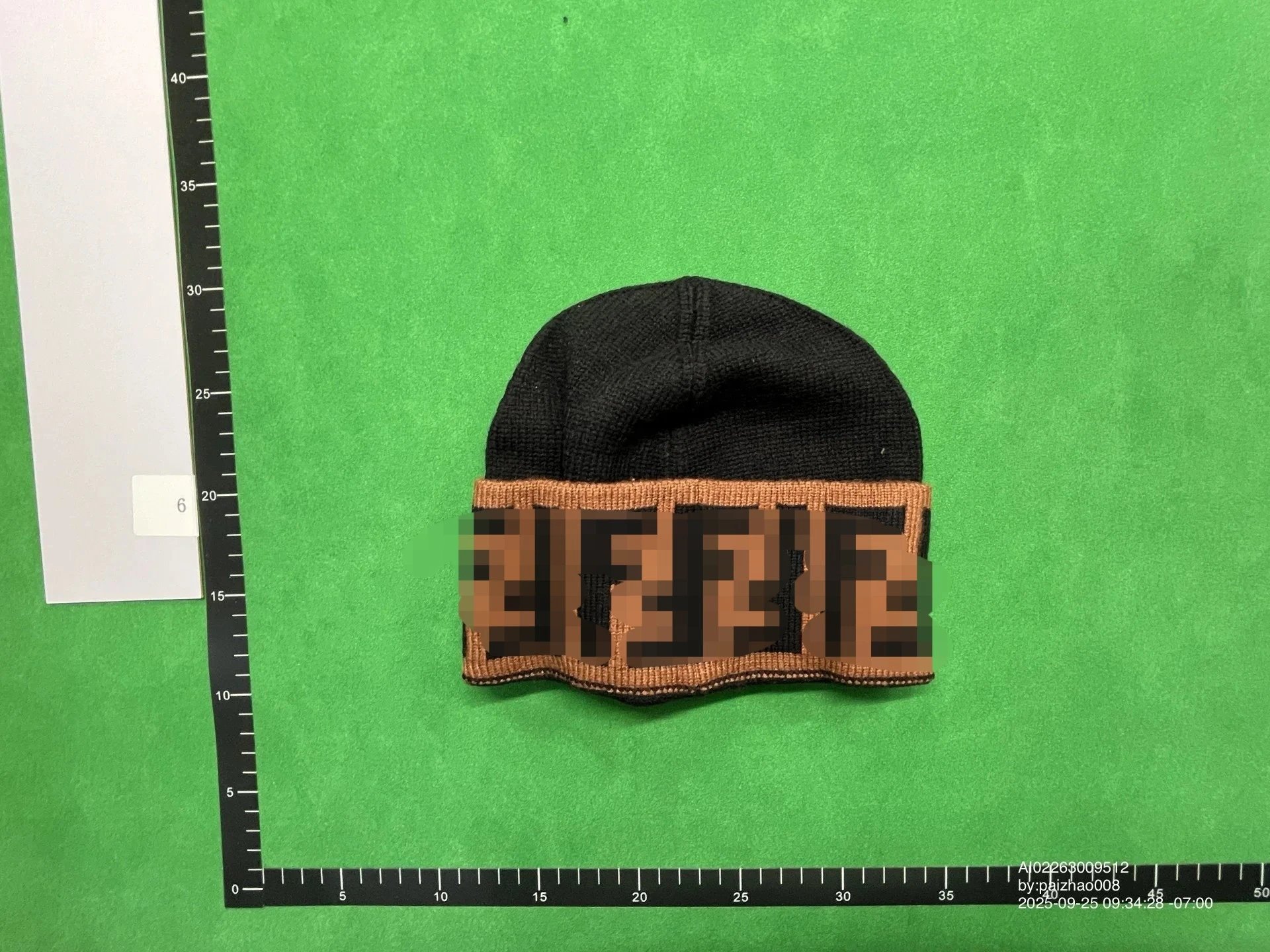 FENDI Logo Knit Beanie Hat for Men and Women