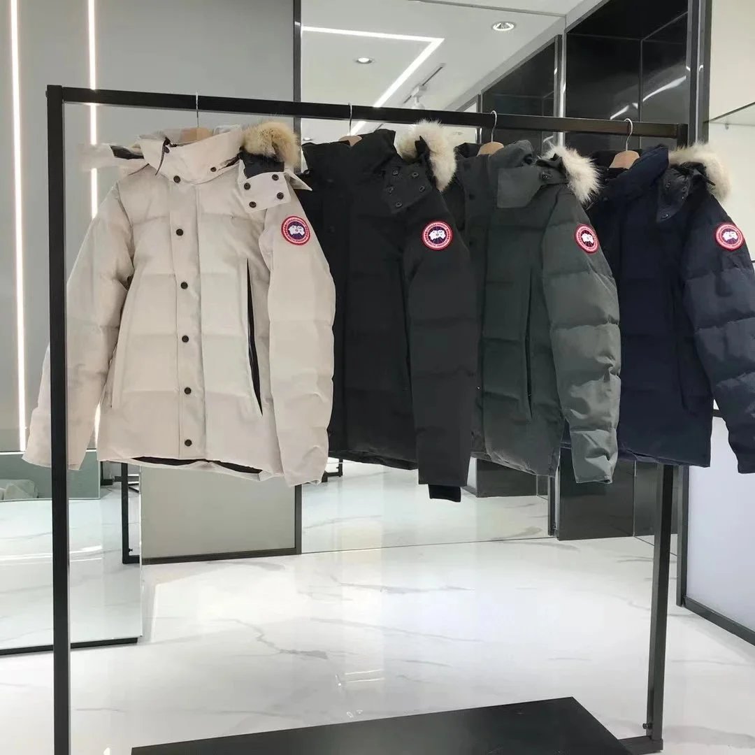 Canada Goose Women's Down Jacket with Fur Trim Hood