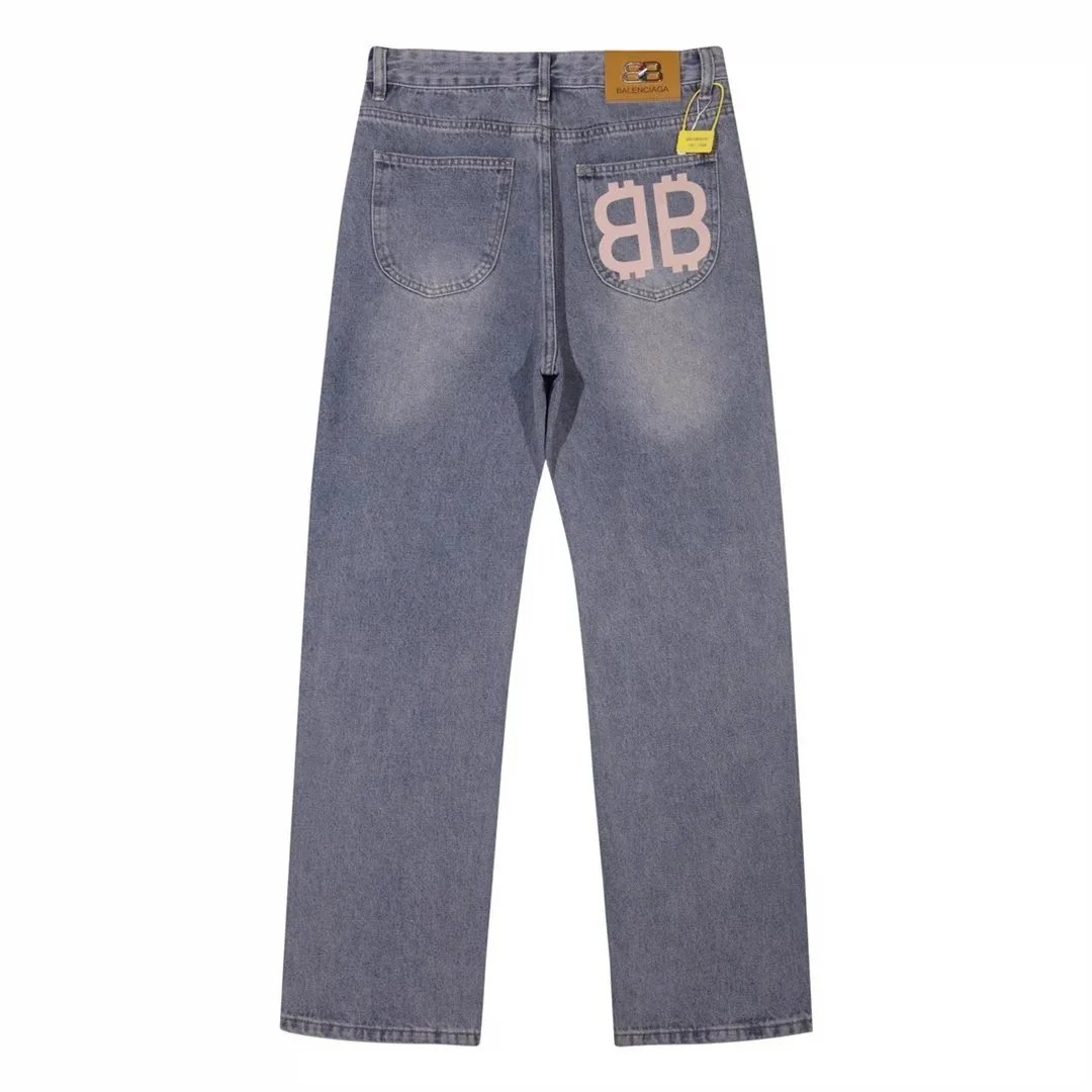 Balenciaga BB Logo Denim Jeans for Men