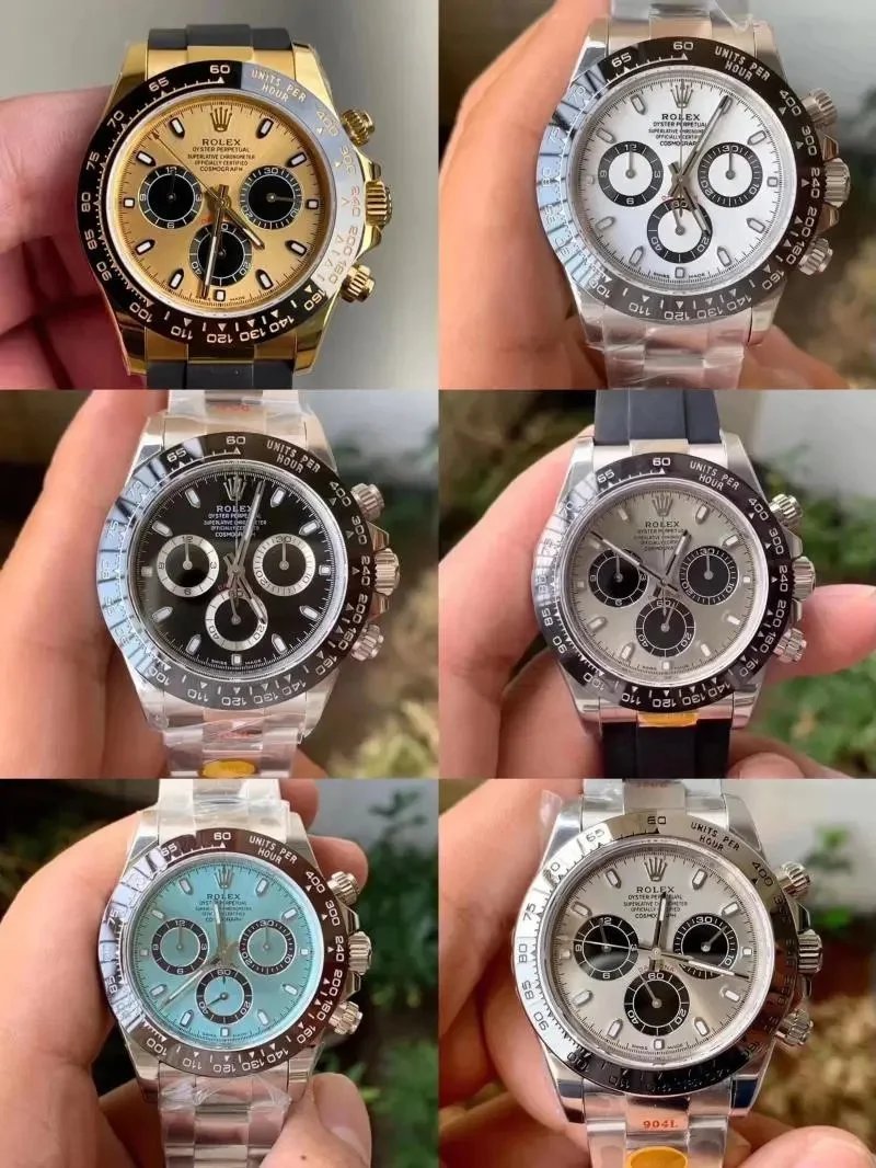 Rolex Daytona Chronograph Watch Men's Luxury Stainless Steel Automatic