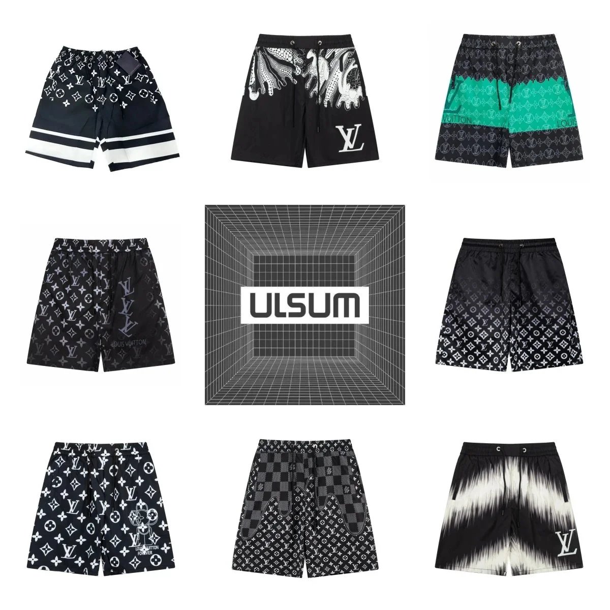 Louis Vuitton Men's Printed Swim Shorts Collection