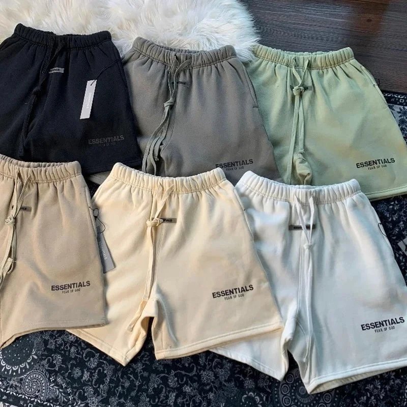 Essentials Logo Drawstring Shorts for Men and Women