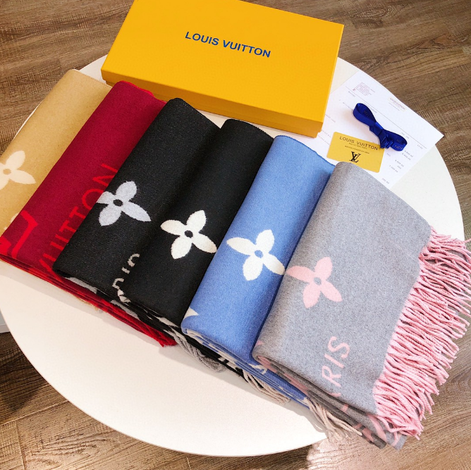 Louis Vuitton Monogram Flower Scarf in Multiple Colors