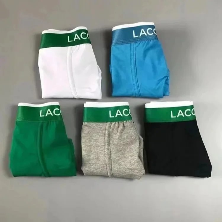 LACO Men's Comfortable Cotton Boxer Briefs Underwear Set