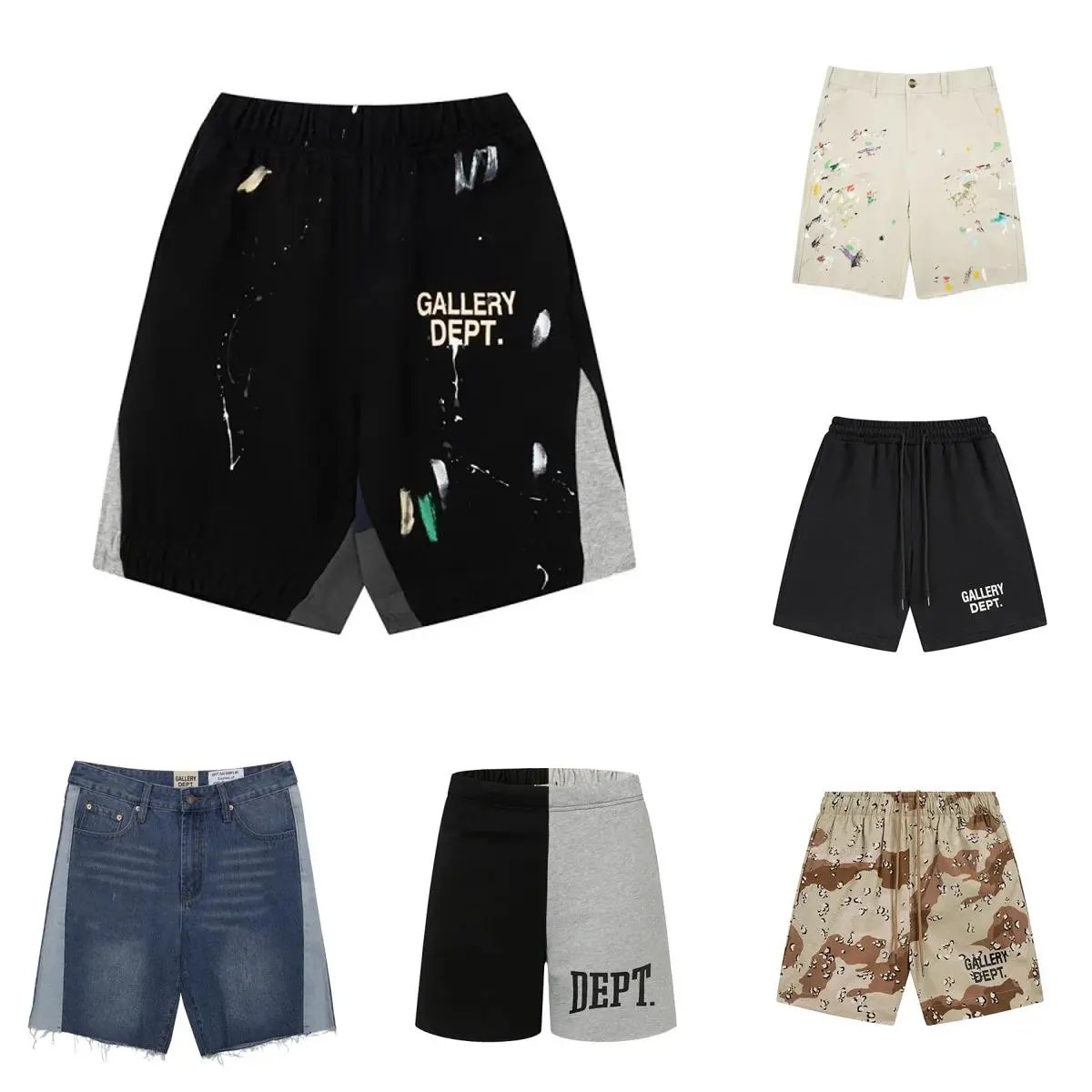 Gallery Dept. Men's Streetwear Shorts Collection