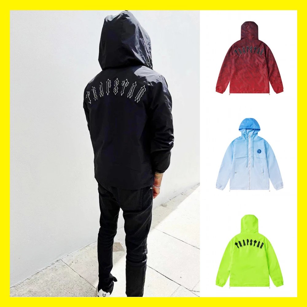 Trapstar Hooded Windbreaker Jacket for Men - Stylish Streetwear