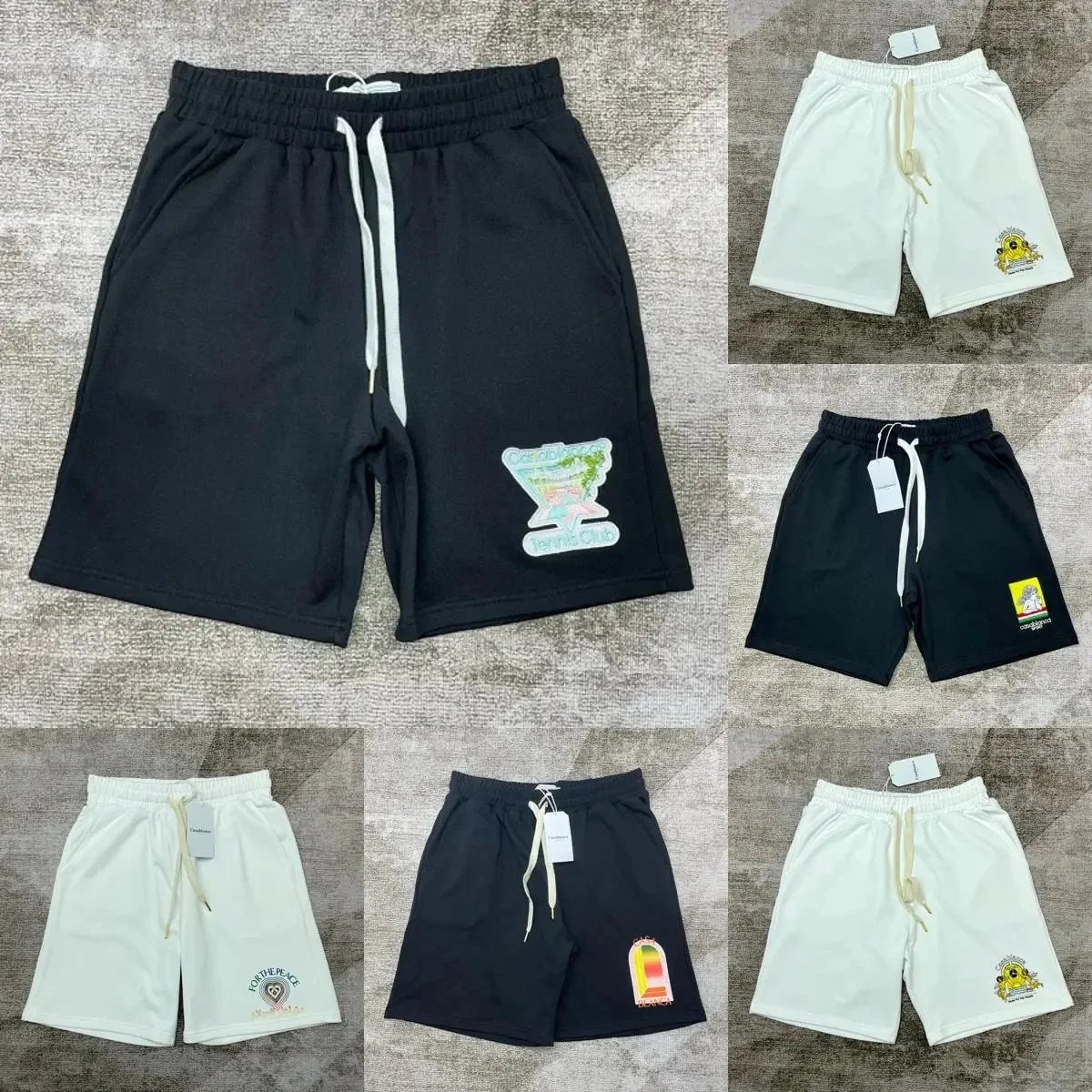 Stylish Cotton Shorts for Men and Women with Unique Patches Design