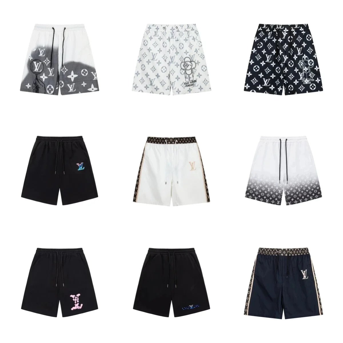 Louis Vuitton Men's Printed Shorts Collection