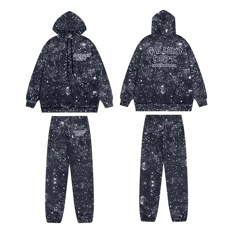 GALLERY DEPT. Star Print Hoodie and Pants Set