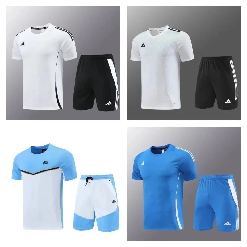 Adidas Men's Sportswear Set Short Sleeve T-Shirt and Shorts