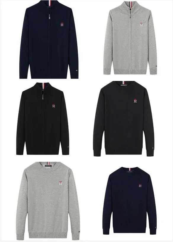Hackett London Men's Knit Sweaters and Zip-Up Jackets