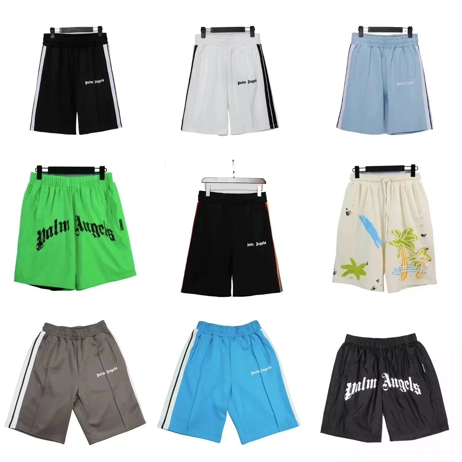 Palm Angels Men's Athletic Shorts - Stylish Streetwear Design