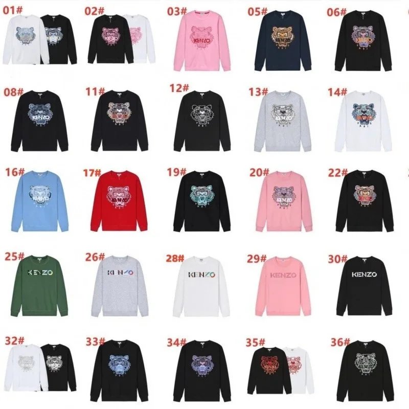 KENZO Tiger Logo Sweatshirt Unisex Fashion Crewneck Sweater