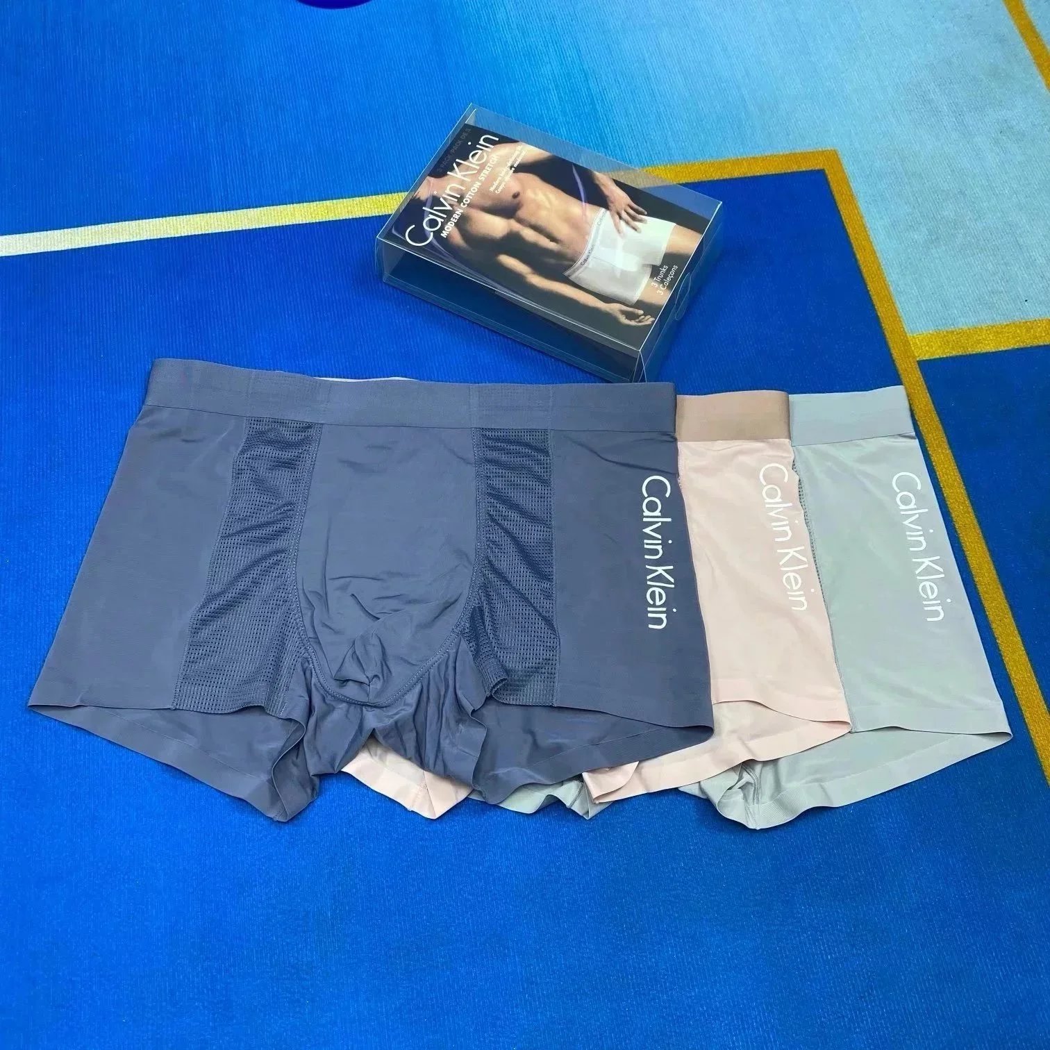 Calvin Klein Men's Cotton Stretch Boxer Briefs 3-Pack