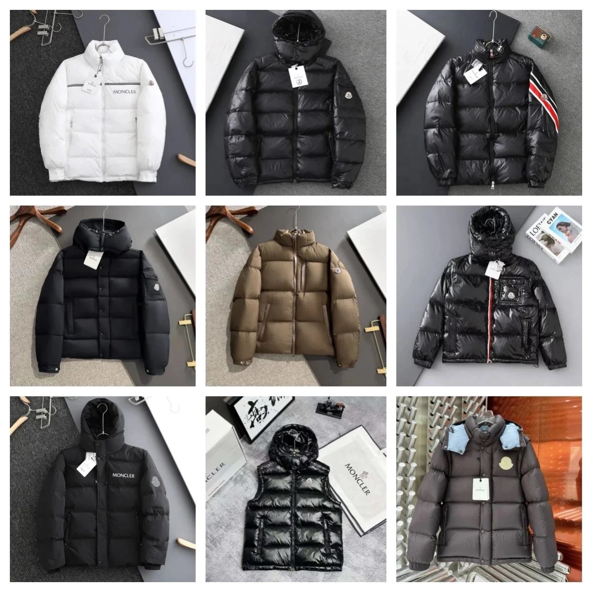 Moncler Down Jacket Men Winter Warm Hooded Puffer Coat