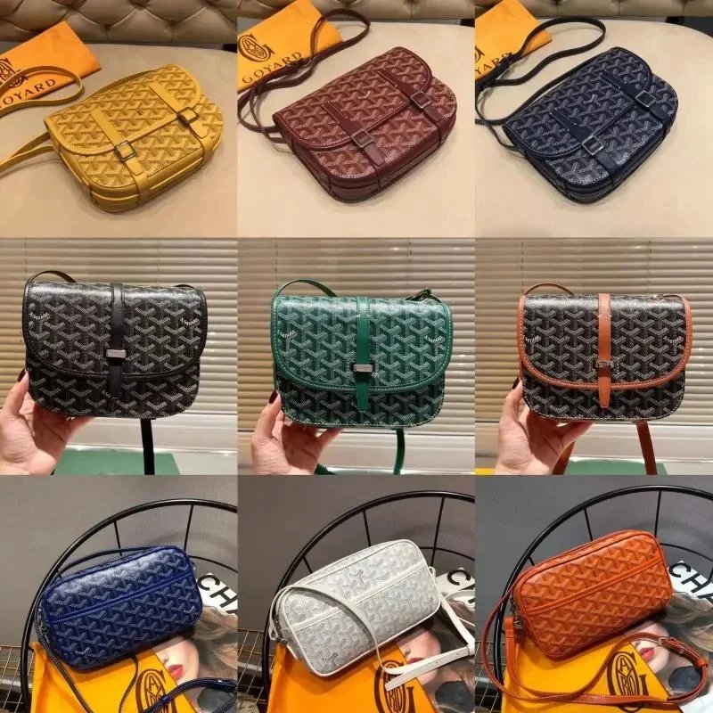 Goyard Monogram Canvas Crossbody Bag