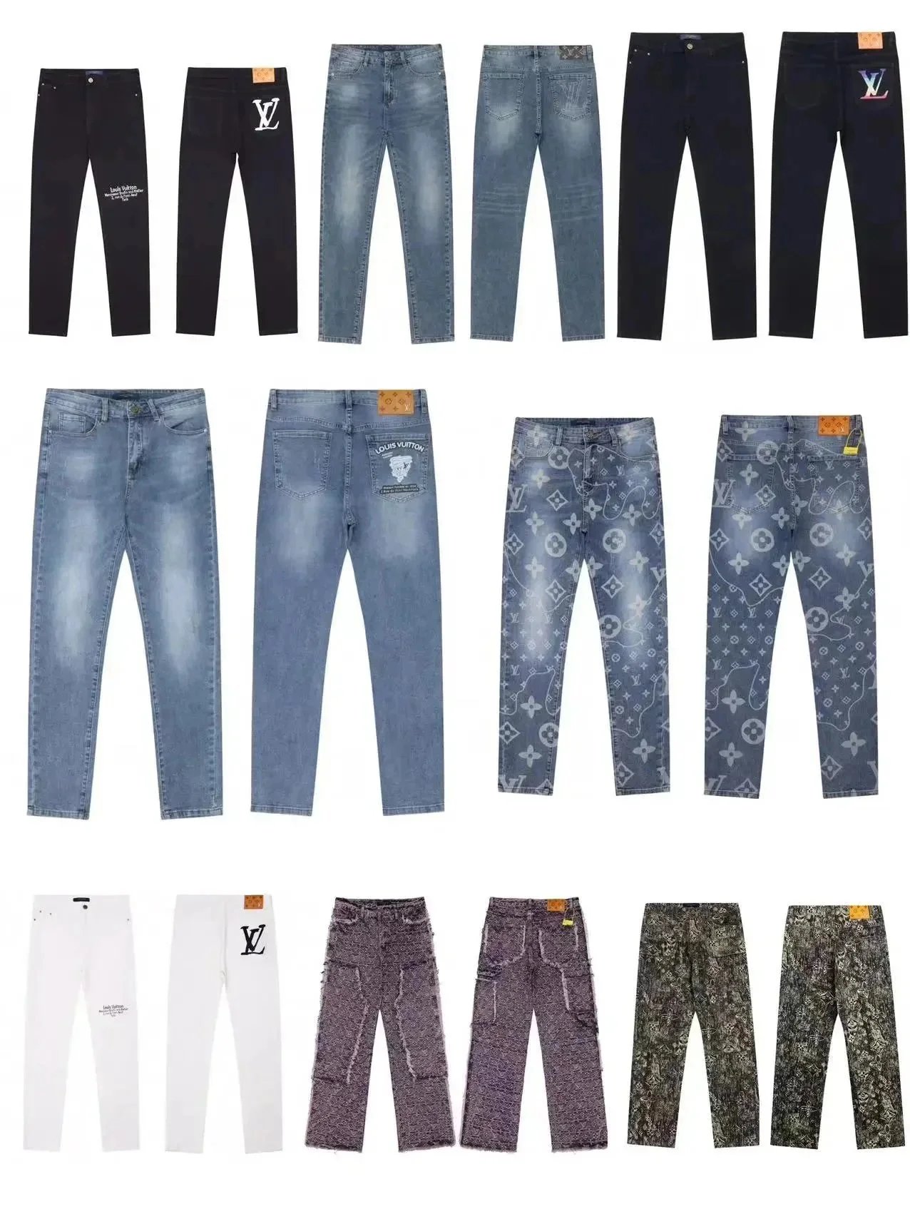 Louis Vuitton Men's Jeans Collection - Premium Denim Pants