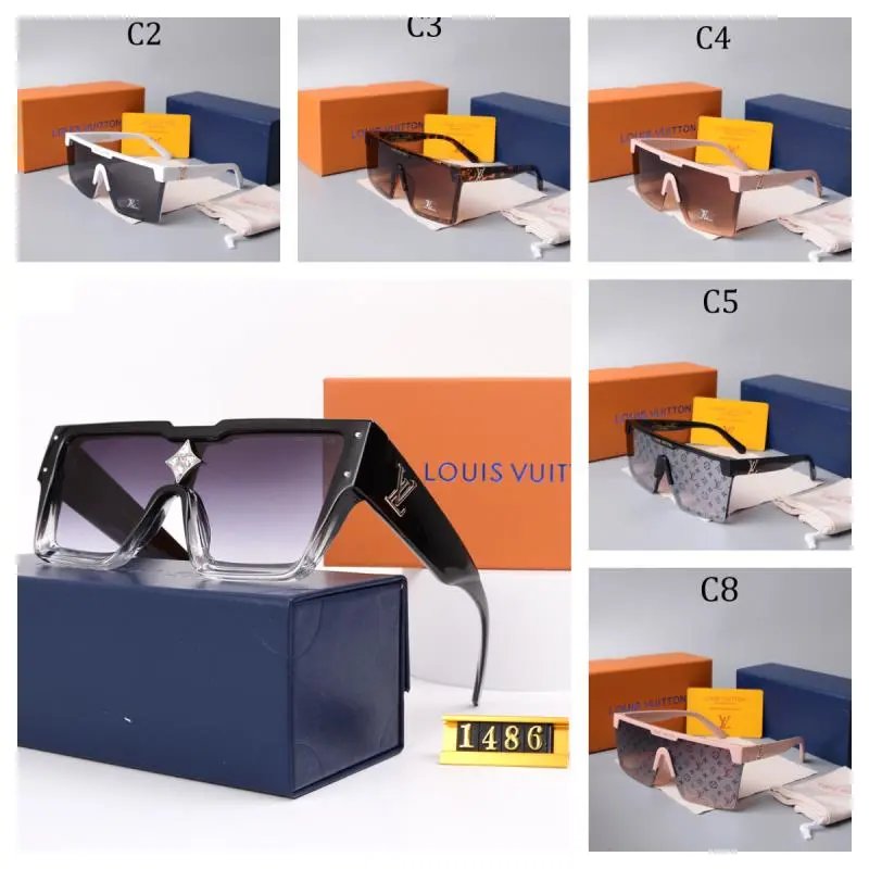 Louis Vuitton Oversized Square Sunglasses with Monogram Pattern