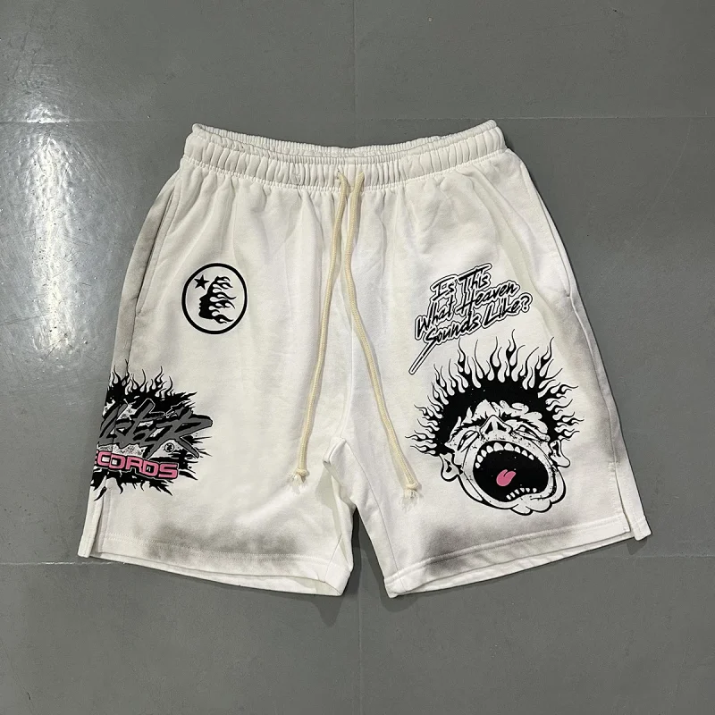 Lil Uzi Vert x What Heaven Sounds Like Shorts White