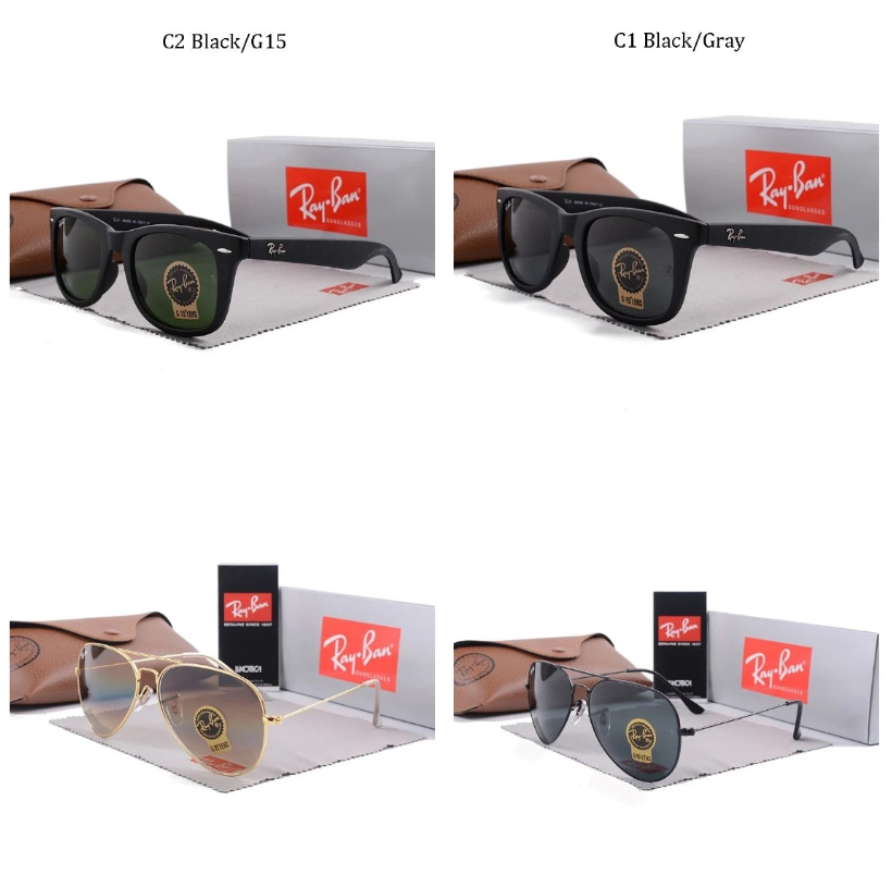 Ray-Ban Classic Sunglasses Wayfarer and Aviator Styles