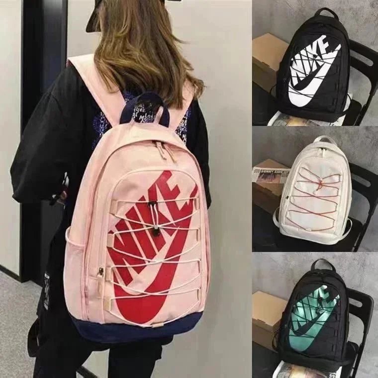 Nike Backpack with Large Swoosh Logo - Stylish and Durable School Bag