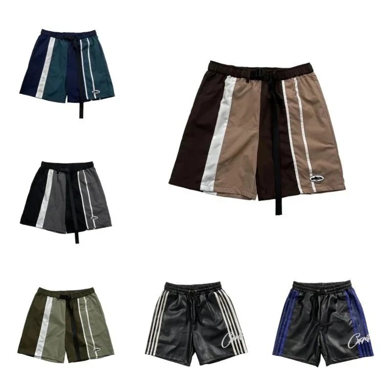 Cron Men's Color Block Athletic Shorts with Drawstring Waist