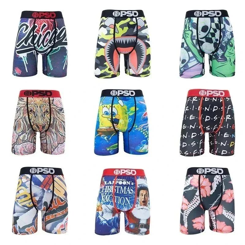 PSD Men's Printed Boxer Briefs Collection