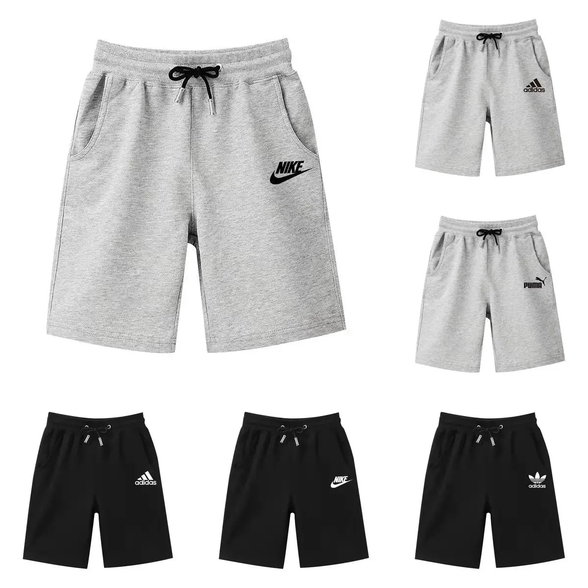 Men's Nike Adidas Puma Sweat Shorts Casual Sport Wear