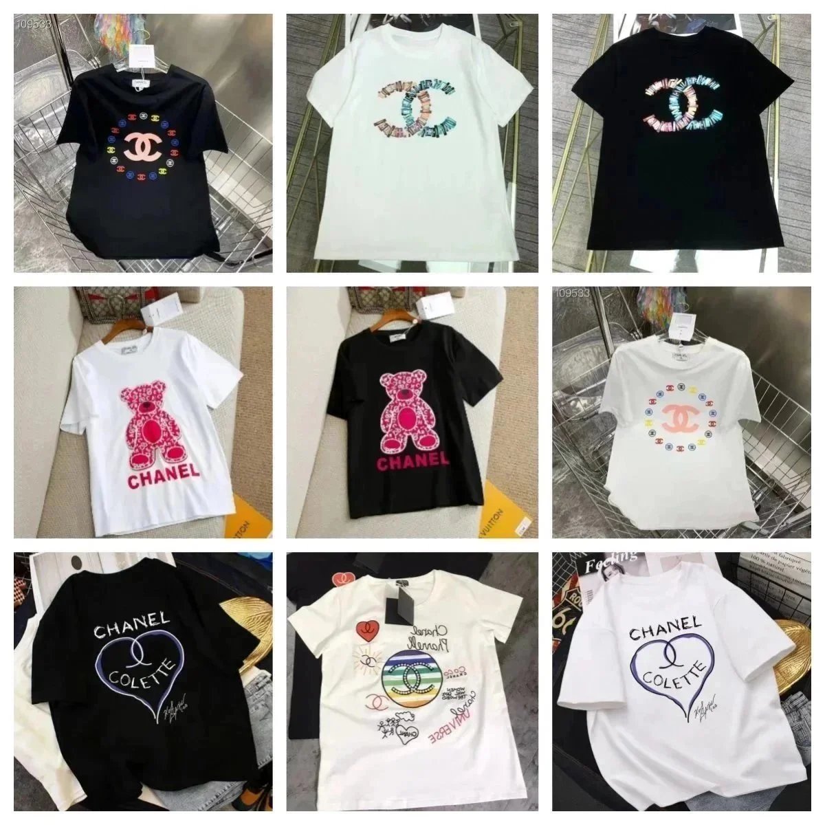 Chanel Logo T-Shirt Collection for Women Fashion Trendy Design