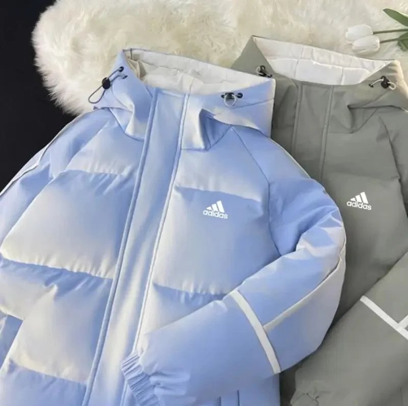 Adidas Winter Puffer Jacket with Fur Hood for Women