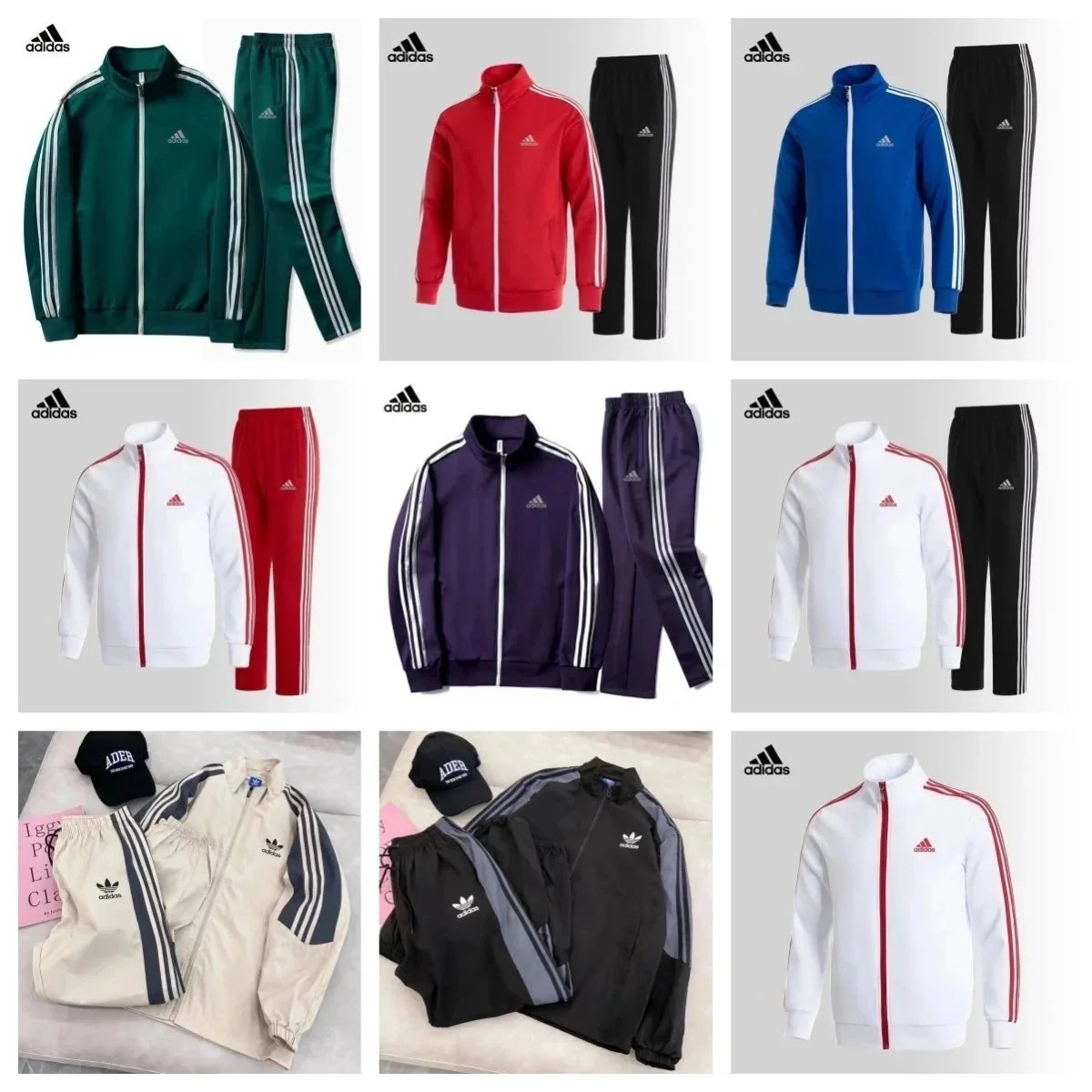 Adidas Classic Track Suit Set for Men and Women