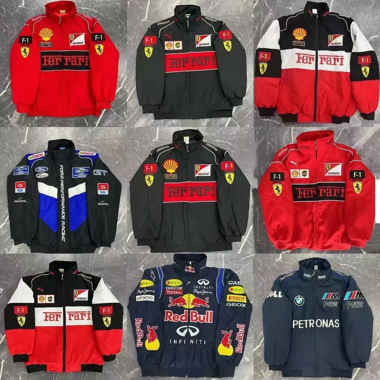 Official Ferrari F1 Racing Jacket for Men Women Fanwear