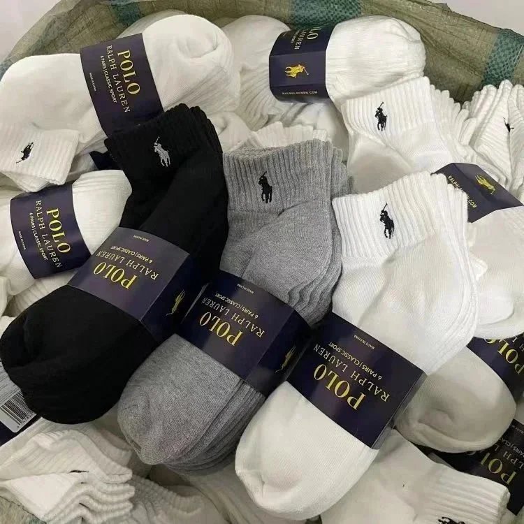 Polo Ralph Lauren Men's Cotton Crew Socks 6-Pack