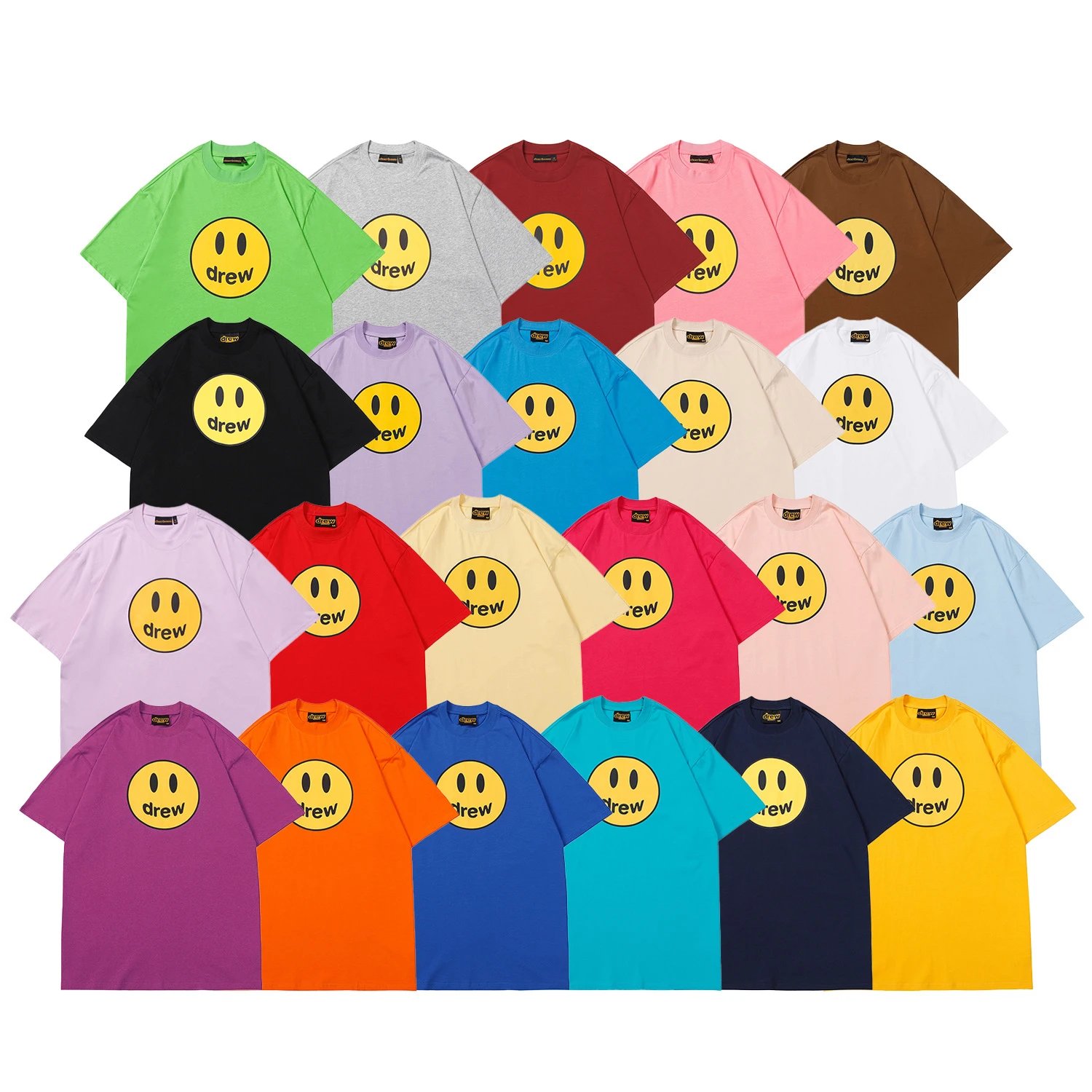 Drew House Smiley Face T-Shirt - Colorful Streetwear Tee